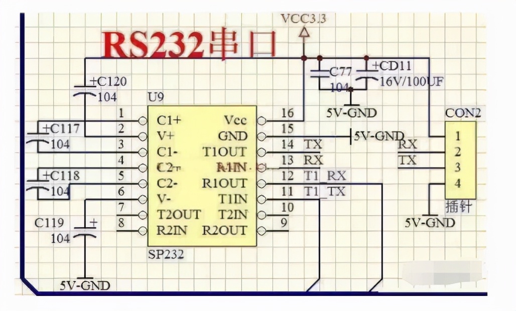 rs422串口接线图（串口接线图以及接线方法）