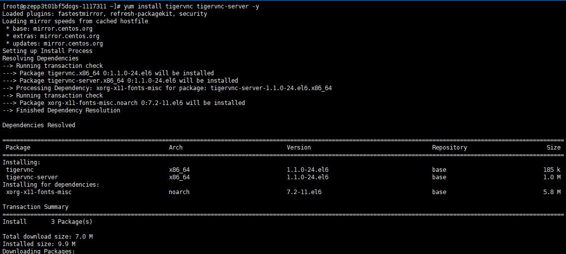 CentOS6.4安装图形界面并实现VNC远程连接