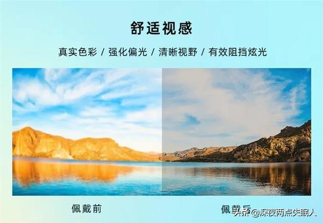 偏光太阳镜男，90％阻挡阳光对眼睛的伤害