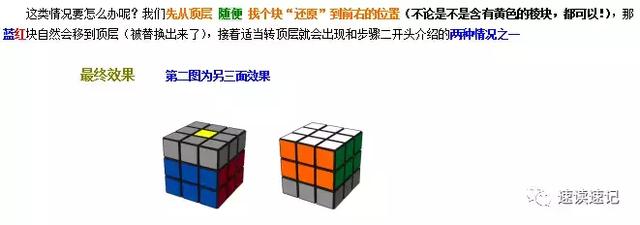 初学者魔方教程公式口诀图解（2种简单的常用口诀）