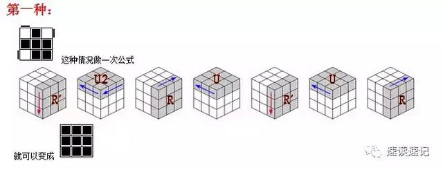 初学者魔方教程公式口诀图解（2种简单的常用口诀）