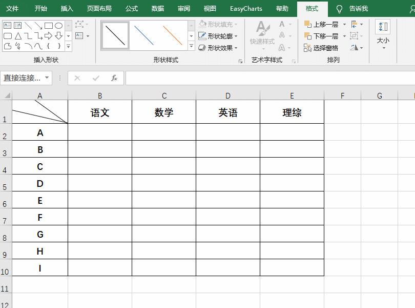 excel如何插入斜线并添加文字（销售数据图表分析）