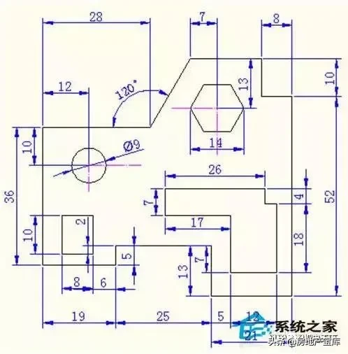 cad画斜线怎么画（cad画45度斜线命令）