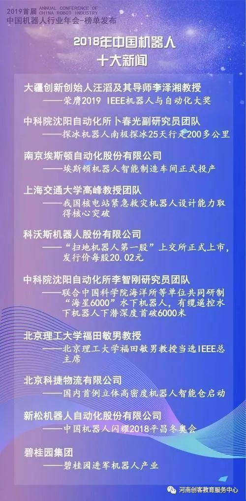 国内机器人四大品牌是什么，2019中国机器人企业排名