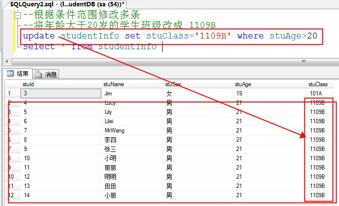 sql语句更新数据语法（数据库中update的用法）