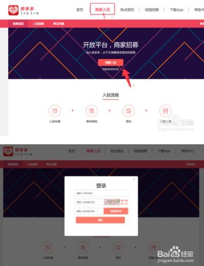 开拼多多登录密码怎么填（拼多多开店具体步骤流程）