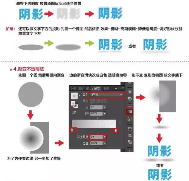 ai投影效果怎么做，ai做物体底层投影的小方法