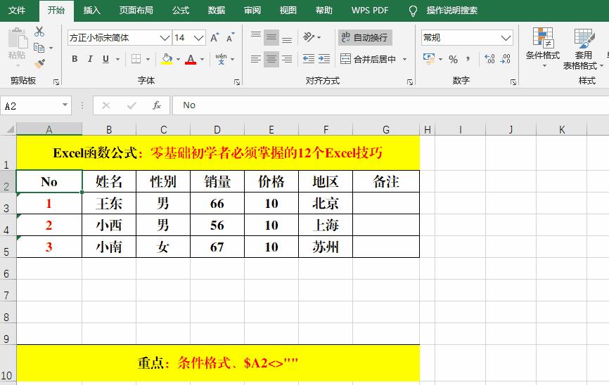 0个工作中最常用excel技巧图解（电脑制作excel表格全步骤）"