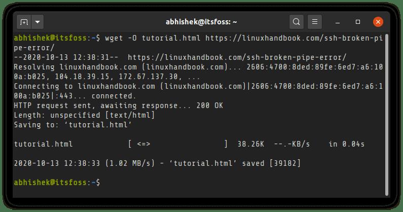 linux下载文件到本地命令（如何用命令来下载文件）