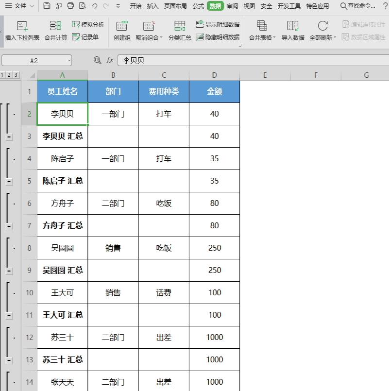 excel数据统计汇总模板（仓库文员表格制作教程）